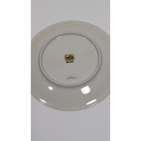 Meito Norleans Rosanne Pink Floral Porcelain Plate Vintage 1940s Occupied Japan - Picture 4 of 7